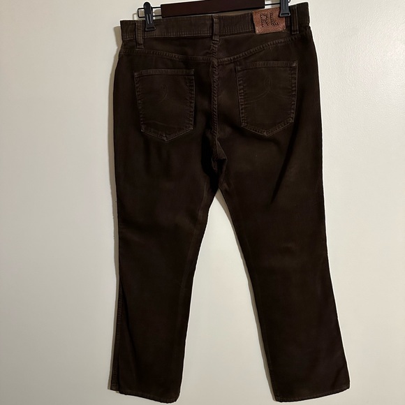 Ralph Lauren Sport Brown Corduroy Five-Pocket Mid-Rise Bootcut Jeans, Size 10 - Picture 3 of 7
